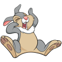 Thumper and Miss Bunny VK sticker #30