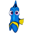 Стикер ВК Рыбка Дори #31