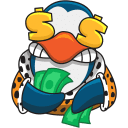 Стикер ВК Пингвин Изи #13