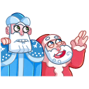 Father Frost and Santa VK sticker #20