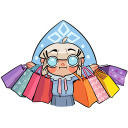 Father Frost and Snow Maiden VK sticker #34