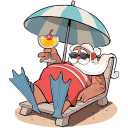 Father Frost and Snow Maiden VK sticker #40