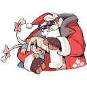 Father Frost and Snow Maiden VK sticker #44