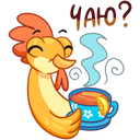 Flapjack and Chick VK sticker #13