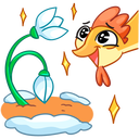 Flapjack and Chick VK sticker #24
