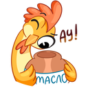 Flapjack and Chick VK sticker #28