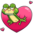 Froggy VK sticker #9