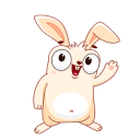 Funny Bunny VK sticker #1