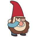 Gnomes from Gravity Falls VK sticker #11