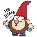 Gnomes from Gravity Falls VK sticker #17