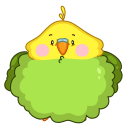 Green Birdie VK sticker #31