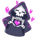 Grim Reaper VK sticker #7