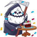 Grim Reaper VK sticker #14