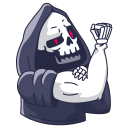 Grim Reaper VK sticker #18