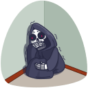 Grim Reaper VK sticker #23