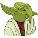 Holiday Yoda VK sticker #24