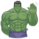 Hulk VK sticker #1
