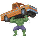 Hulk VK sticker #7