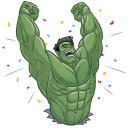 Hulk VK sticker #34