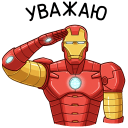Iron Man VK sticker #25