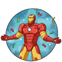 Iron Man VK sticker #32