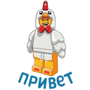 Стикер ВК LEGO #1