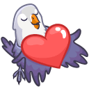Lovebirds VK sticker #2