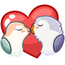 Lovebirds VK sticker #3