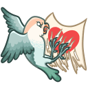 Lovebirds VK sticker #19