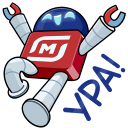 M-3000 robot from Magnit VK sticker #2
