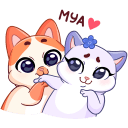 Mew-Meow and Murrmaid VK sticker #3