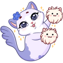 Mew-Meow and Murrmaid VK sticker #24