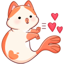 Mew-Meow and Murrmaid VK sticker #27
