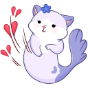 Mew-Meow and Murrmaid VK sticker #28