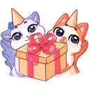Mew-Meow and Murrmaid VK sticker #49