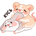 Mice Hugs VK sticker #36