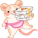 Mice Hugs VK sticker #38