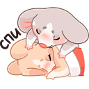 Mice Hugs VK sticker #48