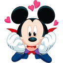 Mickey the Vampire VK sticker #15