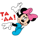 Minnie Mouse VK sticker #11