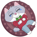 SberCat. He’s more than just a cat! VK sticker #62