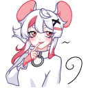 Mousey in a sweater VK sticker #1