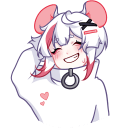 Mousey in a sweater VK sticker #11