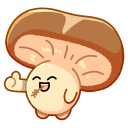 Mushrooms VK sticker #29