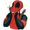 New Year with Deadpool VK sticker #6