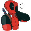 New Year with Deadpool VK sticker #10