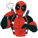 New Year with Deadpool VK sticker #13