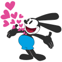 Oswald the Lucky Rabbit VK sticker #3