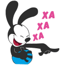 Oswald the Lucky Rabbit VK sticker #4
