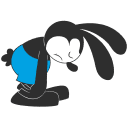 Oswald the Lucky Rabbit VK sticker #6